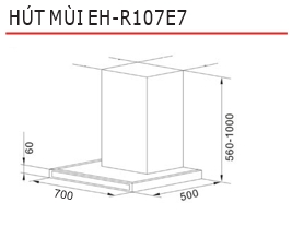 Máy Hút Mùi Chefs EH-R107E7 DC - 3