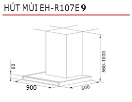 Máy Hút Mùi Chefs EH-R107E9 - 3