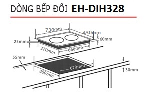 Bếp Từ Chefs EH-DIH328 - 8