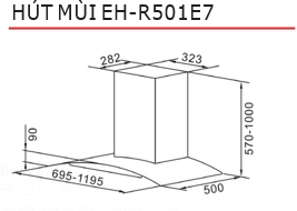 Máy Hút Mùi Chefs EH-R501E7 - 3