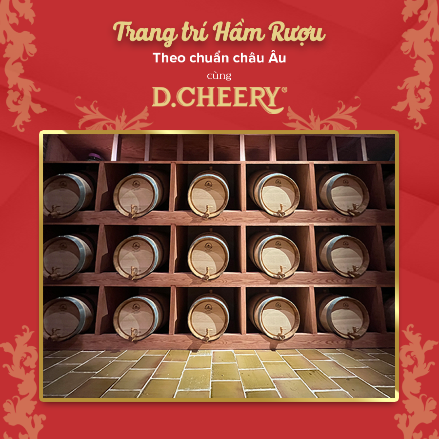 Trang trí hầm rượu của bạn theo chuẩn Châu Âu