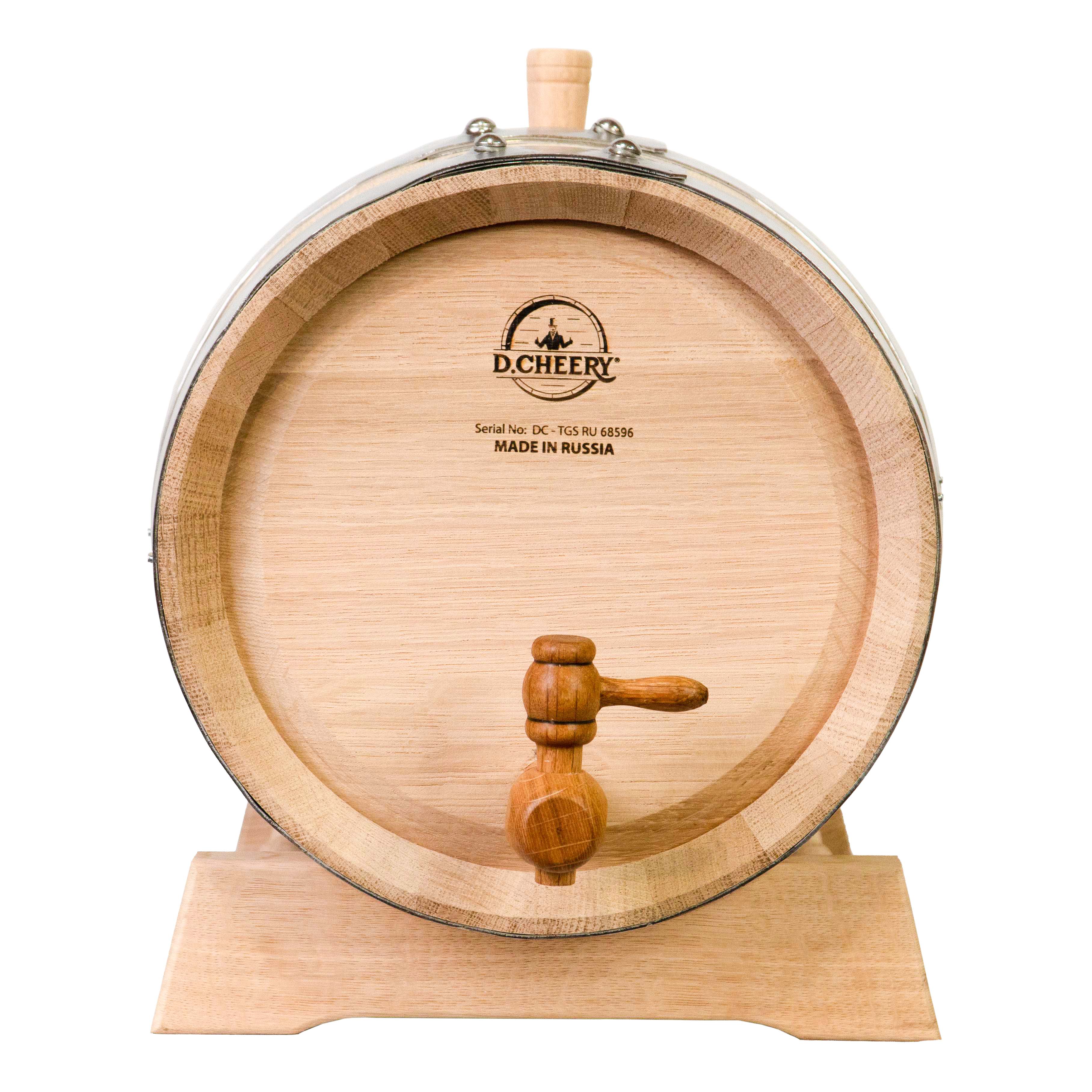 Thùng Gỗ Sồi Nhập Khẩu D.CHEERY 10L - Quà tặng thùng 225L