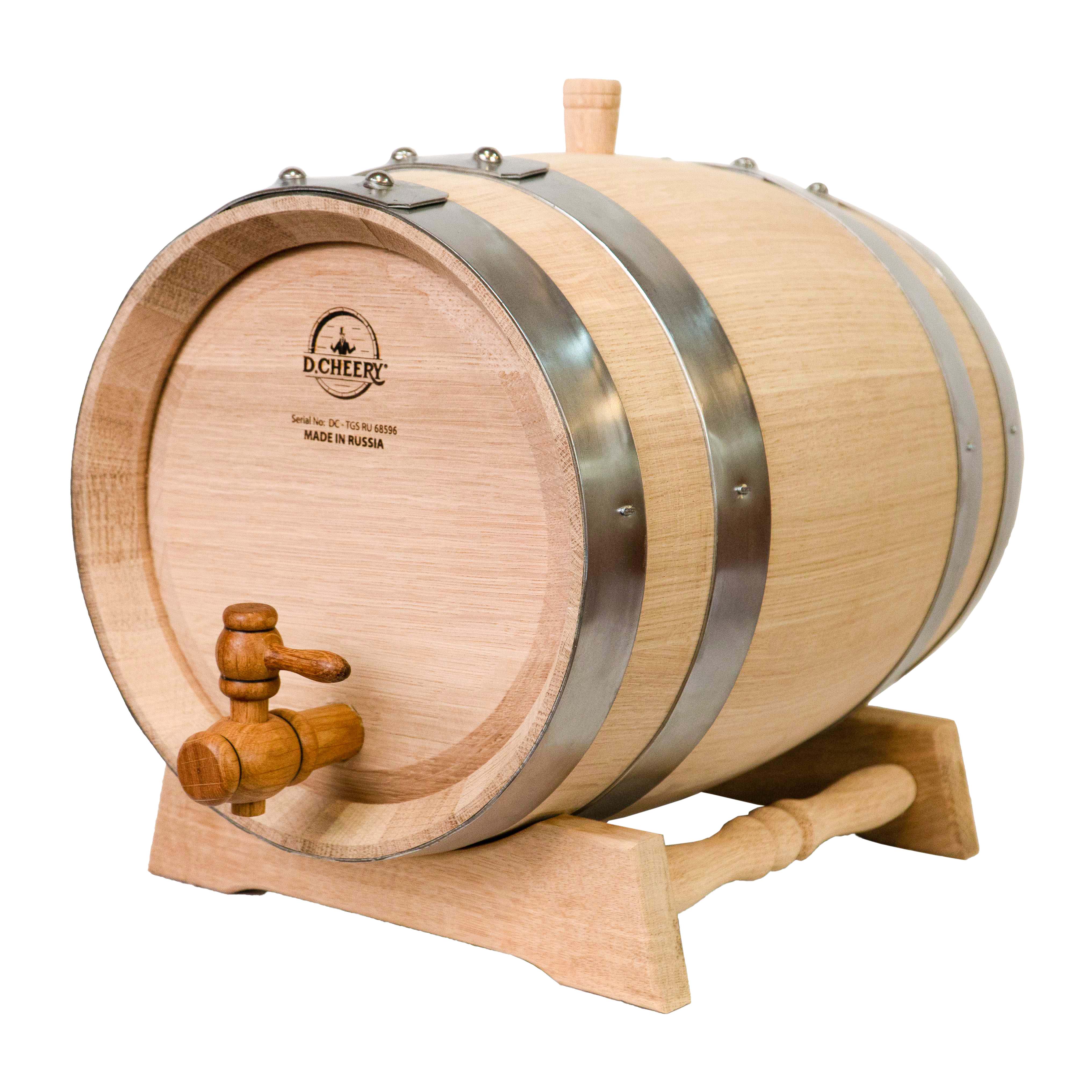 Thùng Gỗ Sồi Nhập Khẩu D.CHEERY 10L - Quà tặng thùng 225L