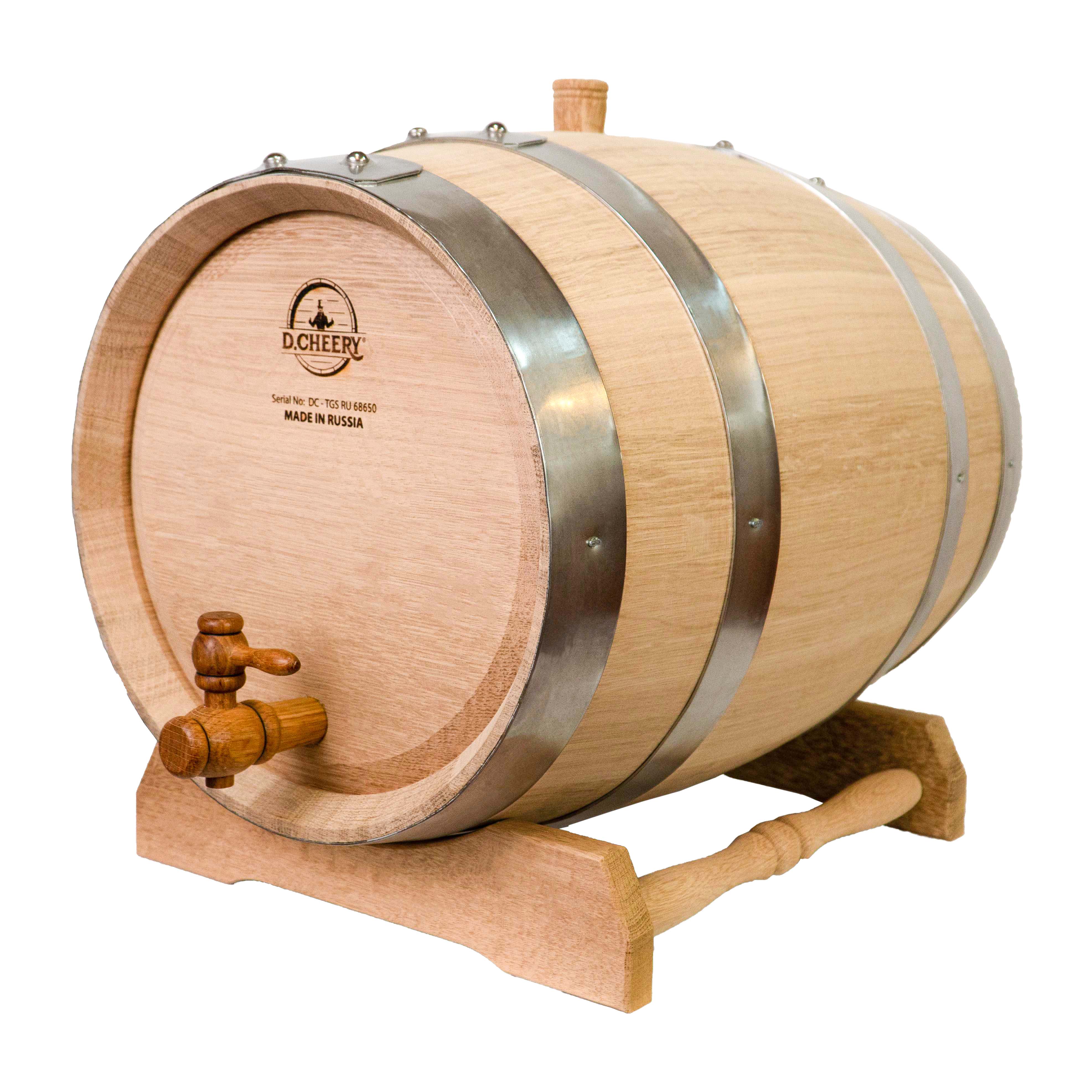 Thùng Gỗ Sồi Nhập Khẩu D.CHEERY 20L - Quà tặng thùng 225L NK