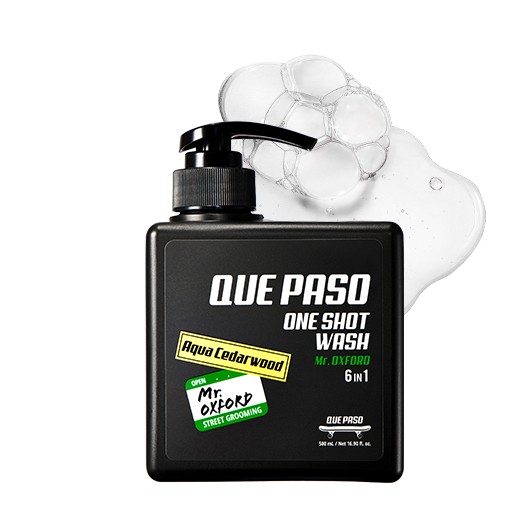 Dầu gội dành cho nam Que Paso One Shot Wash 6in1 - Mr Oxfort