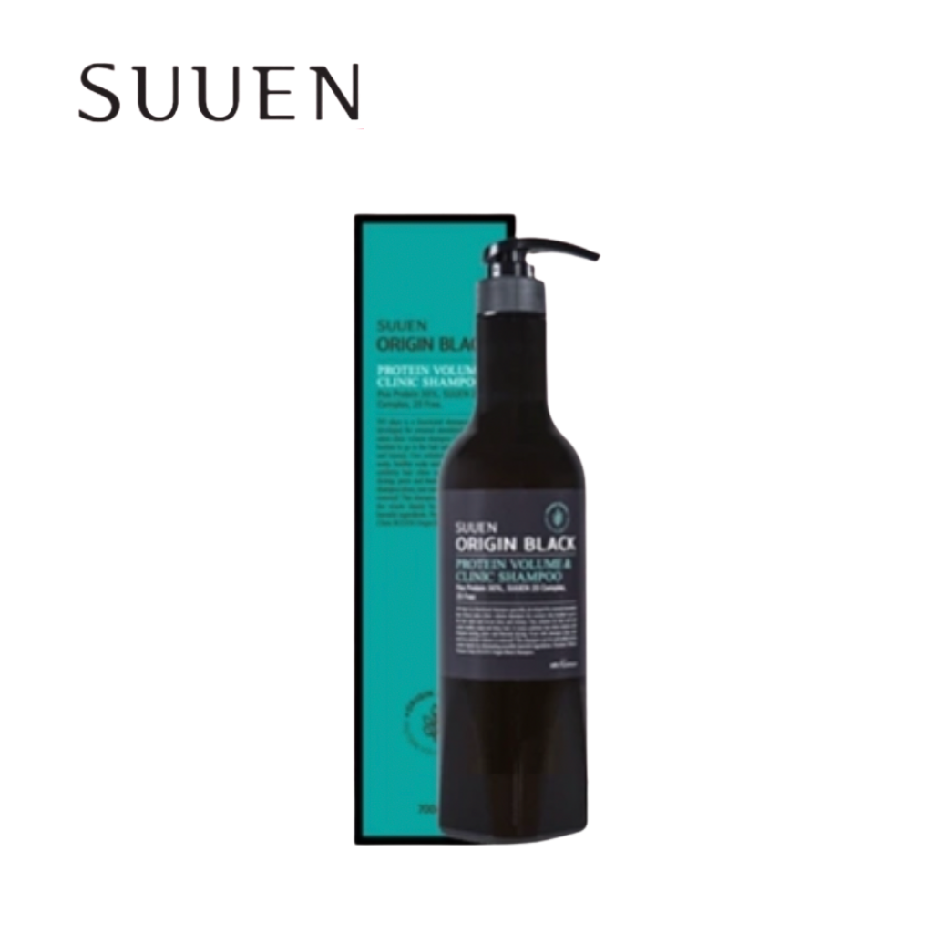 Dầu gội đen dưỡng da đầu cao cấp Premium Volume Clinic Suuen Origin Black Shampoo 700ml