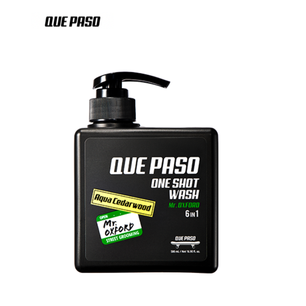 Dầu gội dành cho nam Que Paso One Shot Wash 6in1 - Mr Oxfort