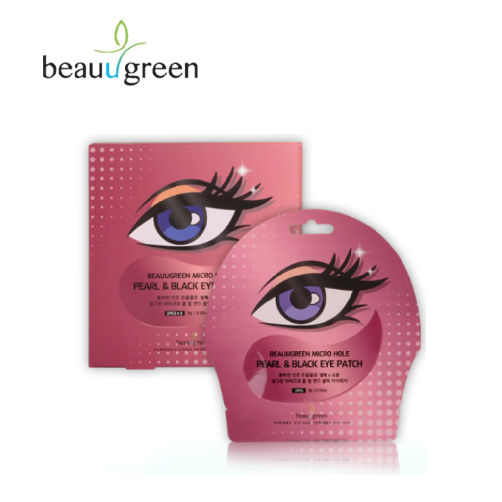 Mặt nạ mắt Beauugreen Micro Hole Pearl & Black Eye Patch