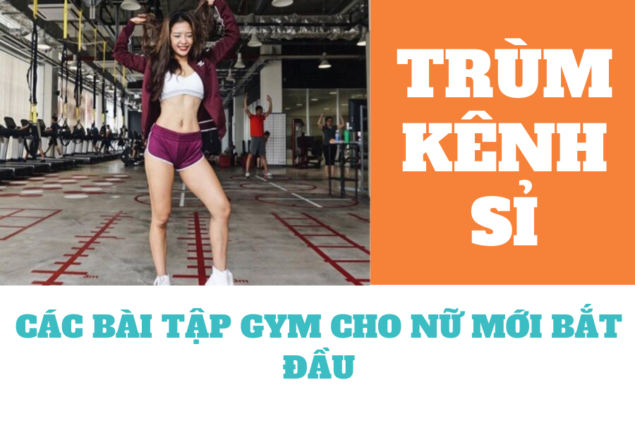 CÁC BÀI TẬP GYM CHO NỮ MỚI BẮT ĐẦU