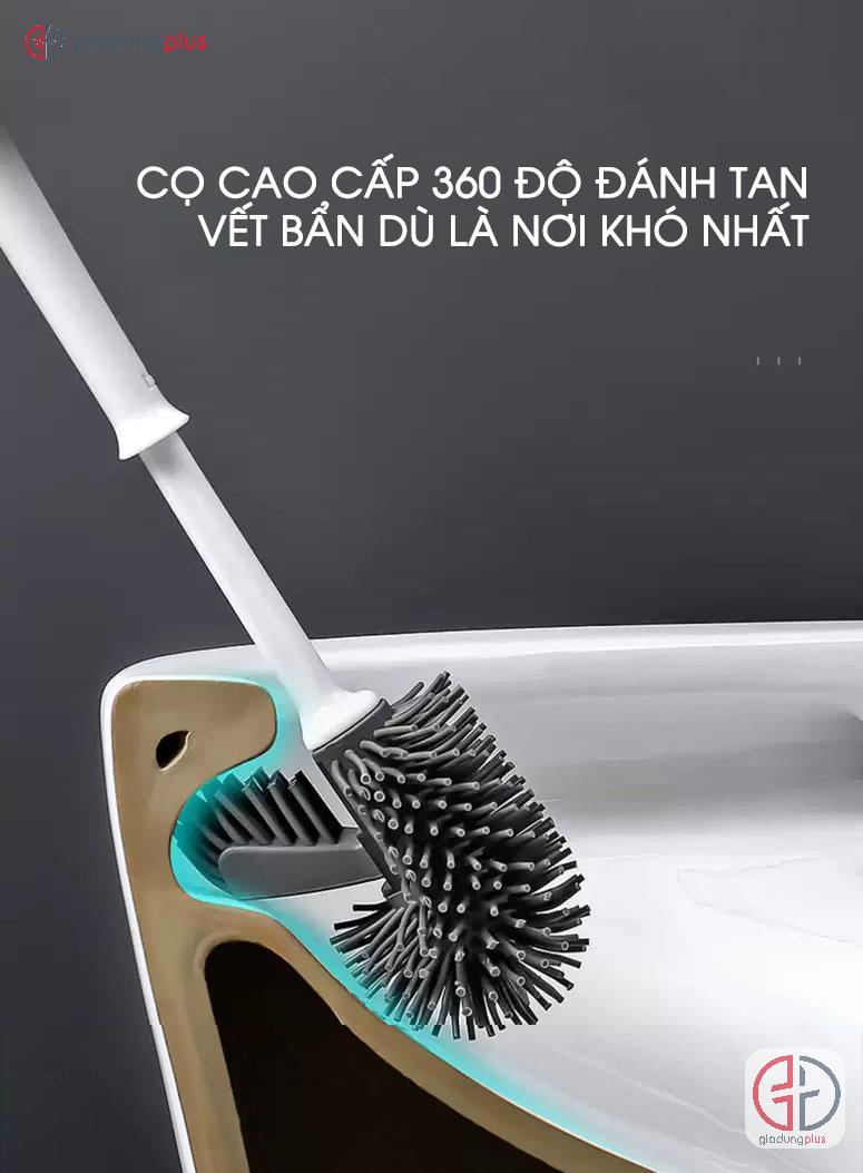 cọ tiện ích của Bộ cọ không góc chết và giá đựng đa năng ShuangQing