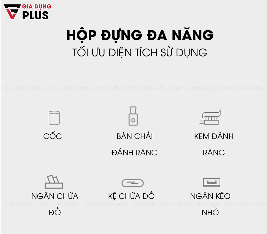 Kệ đa năng tích hợp nhiều tính năng, tiết kiệm diện tích sử dụng phòng tắm