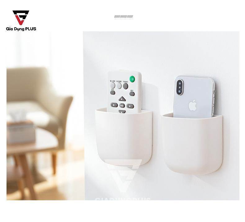 Hoặc sử dụng từ 2 - 3 sản phẩm hộp đựng điều khiển từ xa dán tường Nacchan