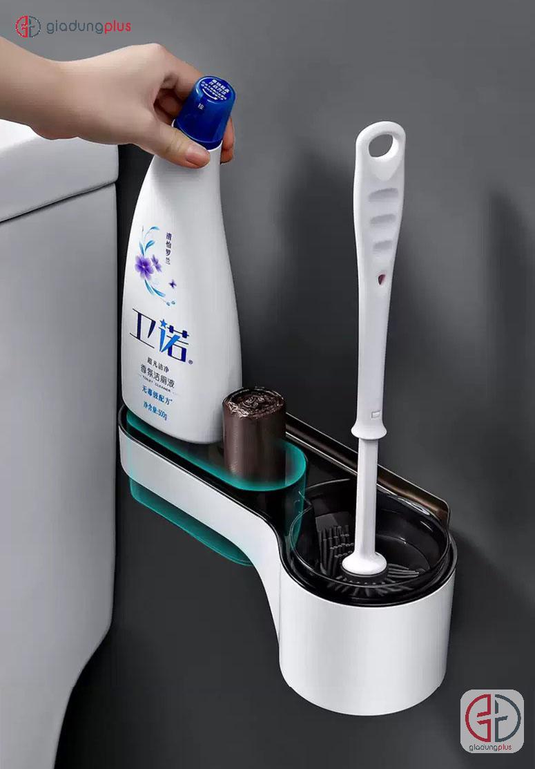 Giá đựng bồn cầu đa năng dán tường của bộ kệ