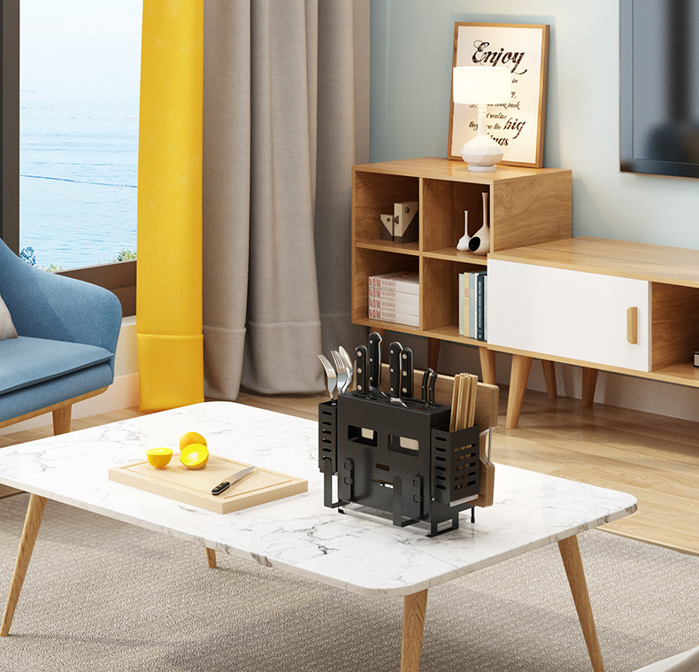 Kệ để dao - đũa - thớt đa năng Tiggang với góc nhìn từ xa quá sang trọng