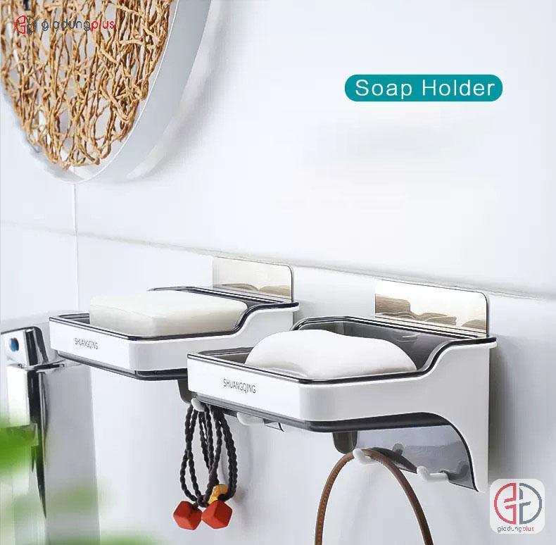 Kệ Đựng Xà Bông (Xà Phòng) Dán Tường Cho Nhà Tắm - SHUANGQING