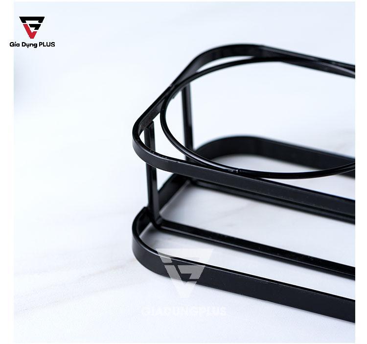 Bộ Ba Hộp Gia Vị Gốm Sang Trọng - Màu Ngọc Lục Bảo - Đặt Bàn & Treo Tường Cho Nhà Bếp | Phần giá đỡ treo tường của bộ