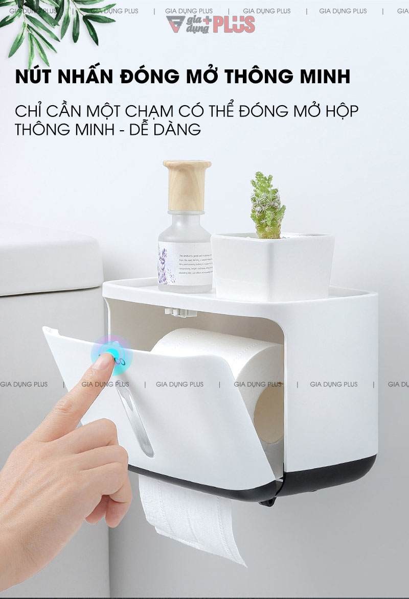 Nút nhấn đóng mở thông minh chỉ sau 1 chạm, tiện lợi trong quá trình sử dụng