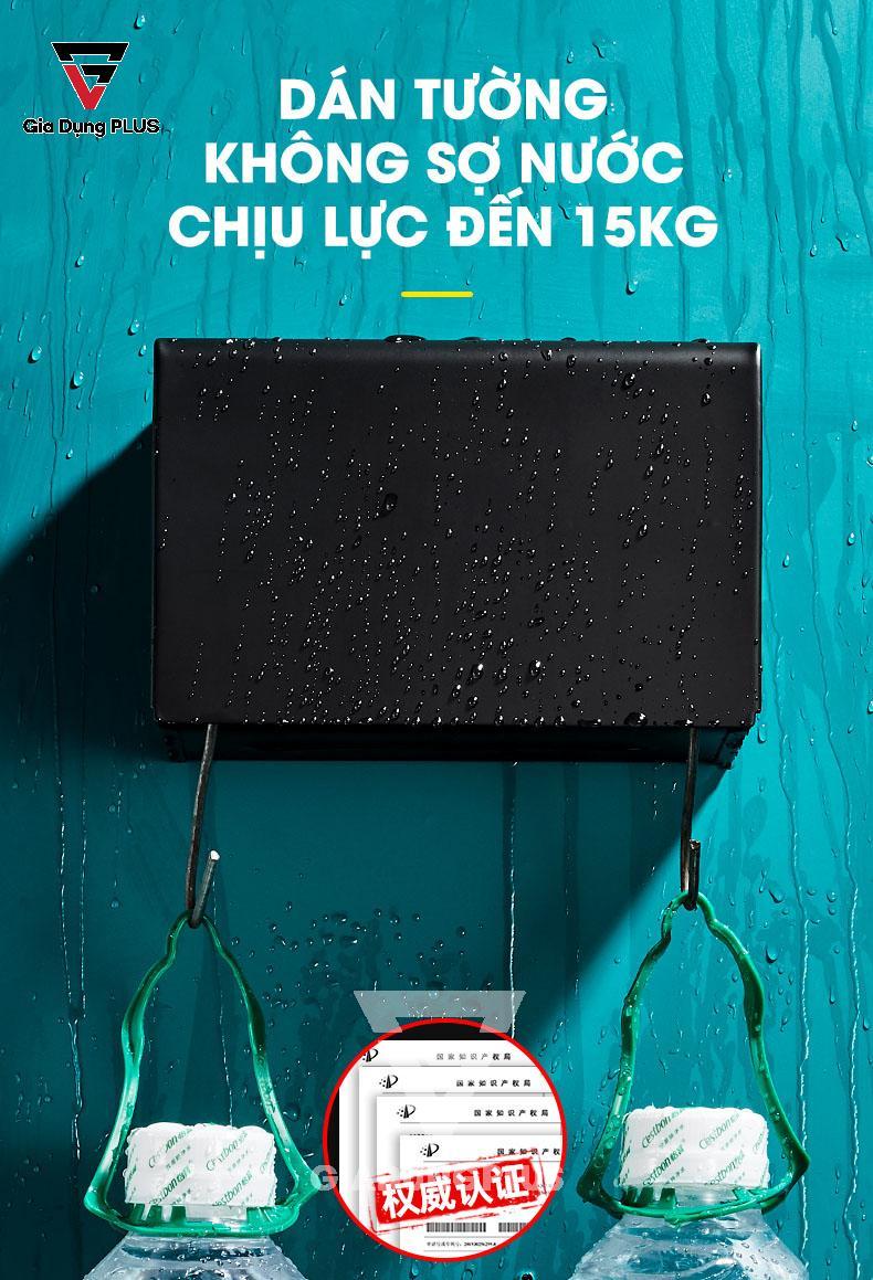 Dán tường chắc chắn & chịu lực tới 15kg mà không cần khoan tường, chống nước