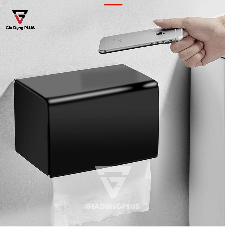 Có thể để điện thoại bên trên hộp giấy tiện lợi