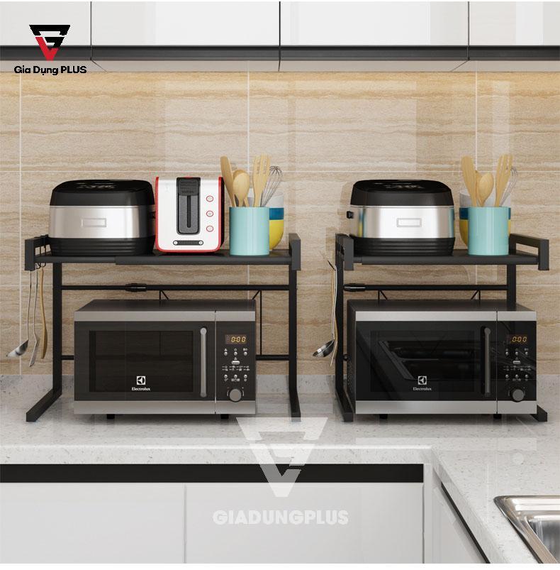 Kệ Để Lò Vi Sóng Hai Tầng INOX Thông Minh Tiggang | Có thẻ sử dụng từ 2 kệ cho nhà bếp