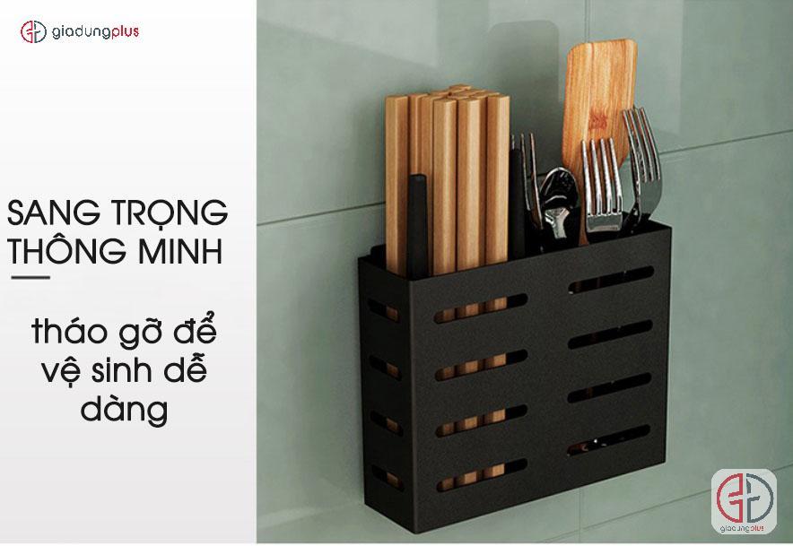 Giá đựng đũa dán tường inox 304, sơn tĩnh điện
