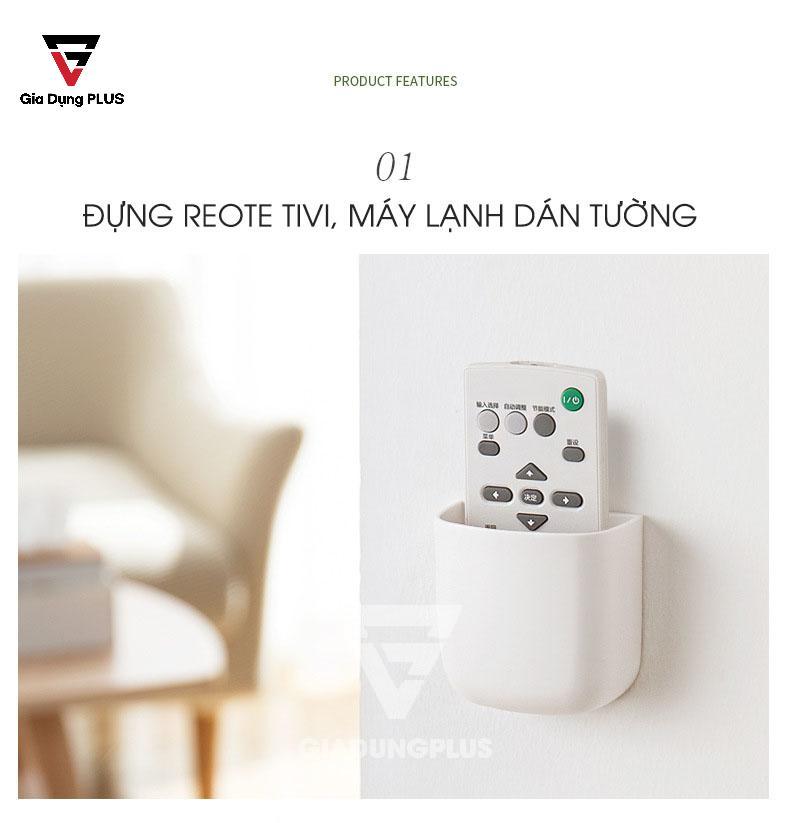 Có thể dùng đựng điều khiển từ xa (remote) của tivi, tủ lạnh, máy lạnh... gọn gàng