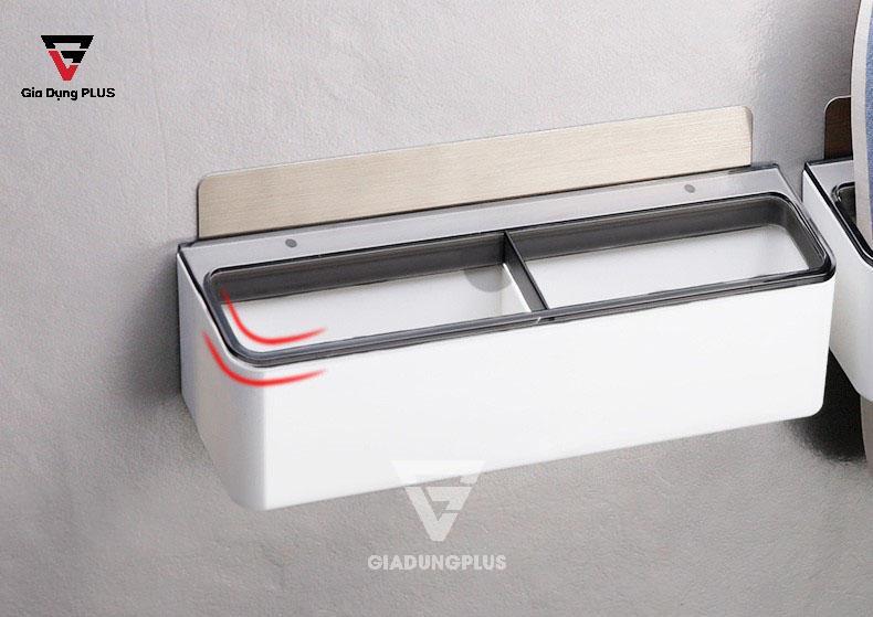 Kệ để dép nhựa dán tường ShuangQuing | Làm từ nhựa ABS cao cấp