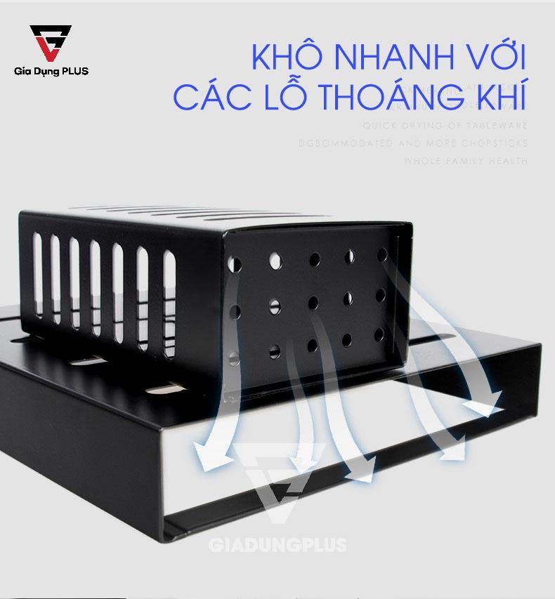 Bộ Kệ Giá Inox 304, Treo Tường Cho Nhà Bếp | Đồ dùng khô nhanh với các lỗ thoáng khí, thoát nước