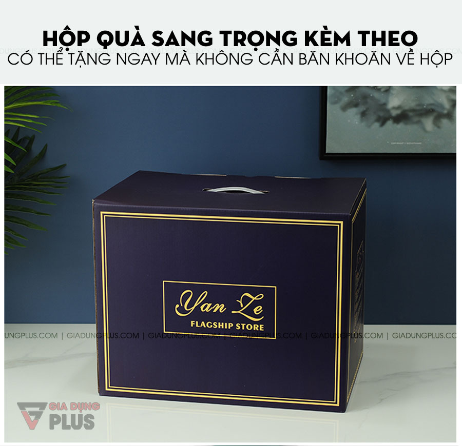 Bộ ấm trà sứ xanh ngọc lục bảo, hoạ tiết nổi cặp hươu quý tộc | Có thể tặng ngay hoặc mua về sử dụng với hộp quà tặng sang trọng, gói gém vô cùng cẩn thận