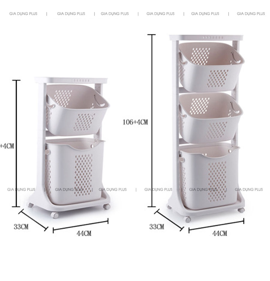 Kích thước của sản phẩm  | Giỏ đựng quần áo bẩn đa năng cho phòng tắm Nanhe cao cấp