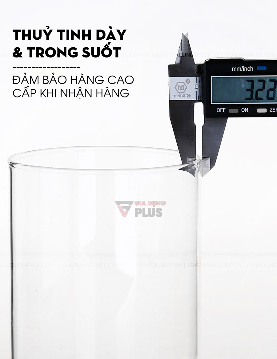 Hộp thuỷ tinh borosilicate đựng thực phẩm đa năng có nắp kín Jianxia | Thuỷ tinh dày, trong suốt và không có bóng khí, tỉ mỉ trong việc sản xuất