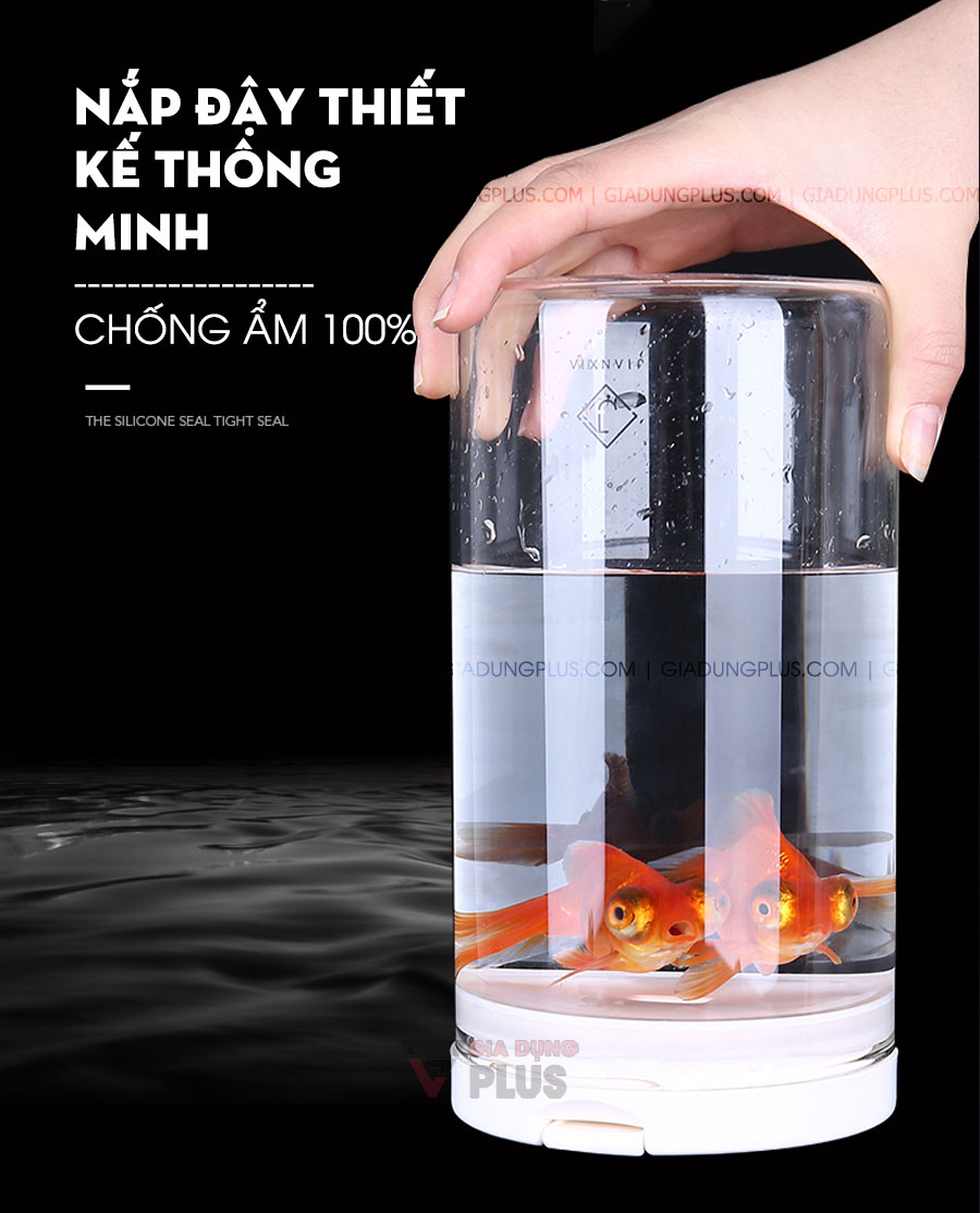Hộp thuỷ tinh borosilicate đựng thực phẩm đa năng có nắp kín Jianxia | Có nắp đậy kín và chống ẩm 100% với công nghệ khoá van