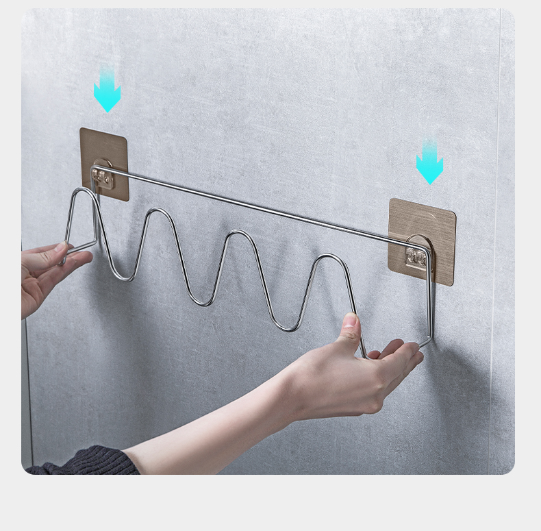 Giá để dép dán tường bằng INOX 304 thông minh ShuangQuing | Dễ dàng lắp đặt mà không có khó khăn gì cho chị em