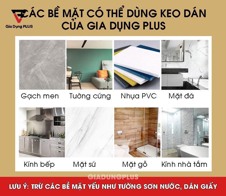 Kệ nhựa ABS chữ nhật dán tường,đa năng màu trắng của ShuangQuing | Các bề mặt dán tường