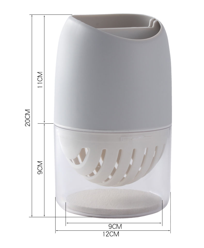 Ống Đựng Đũa Bắc Âu Đặt Bàn Nhựa PP Cao Cấp Jianxia | Kích thước của sản phẩm