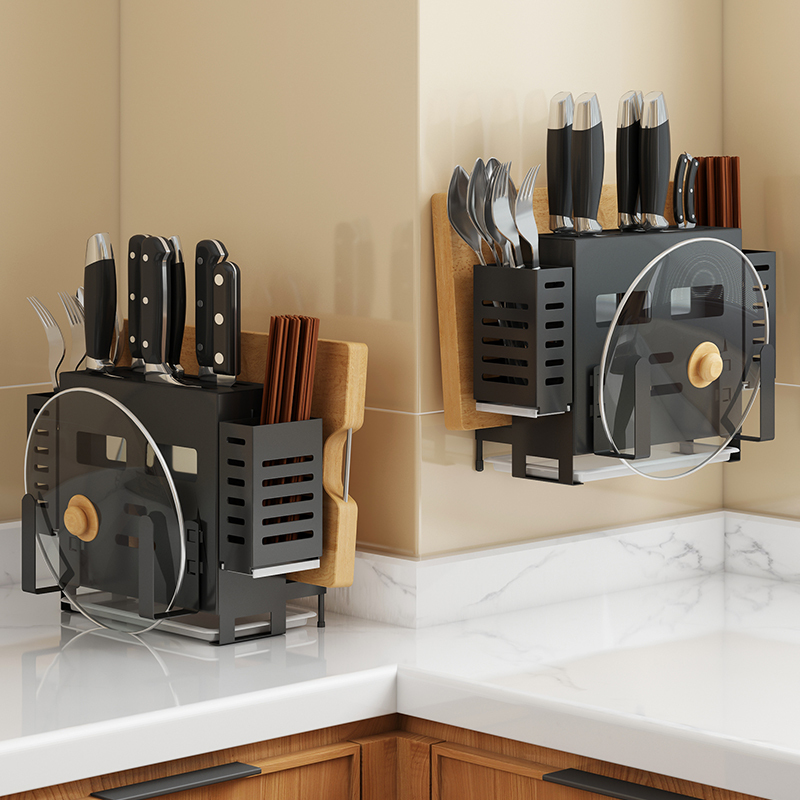Kệ để dao - đũa - thớt đa năng Tiggang cực kỳ tiện lợi và đa năng, là sản phẩm must have trong gia đình và khu bếp