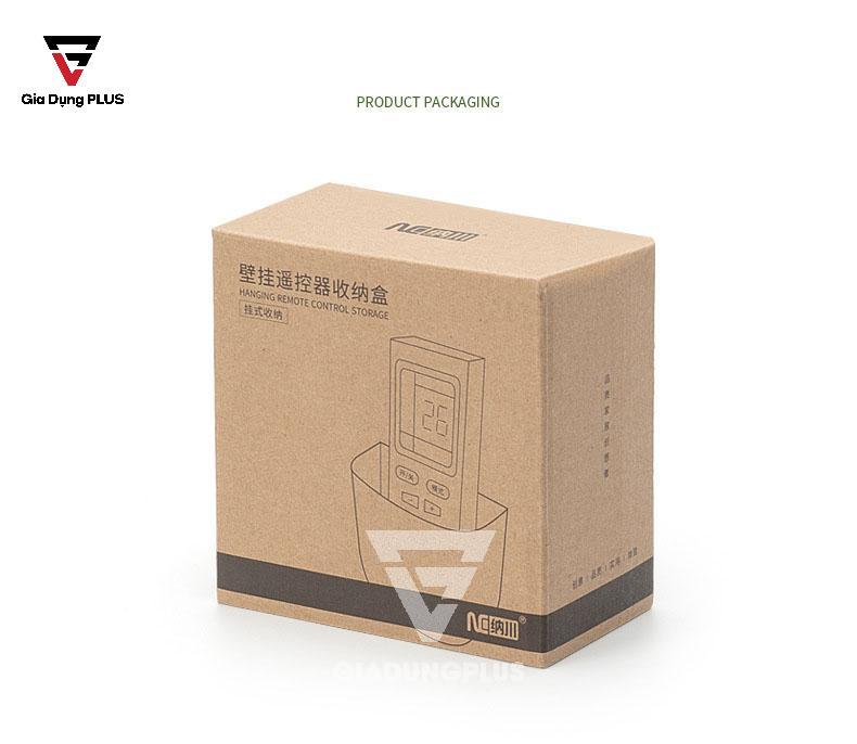 Quy cách đóng gói của hộp đựng điều khiển từ xa (remote) dính tường Nacchan