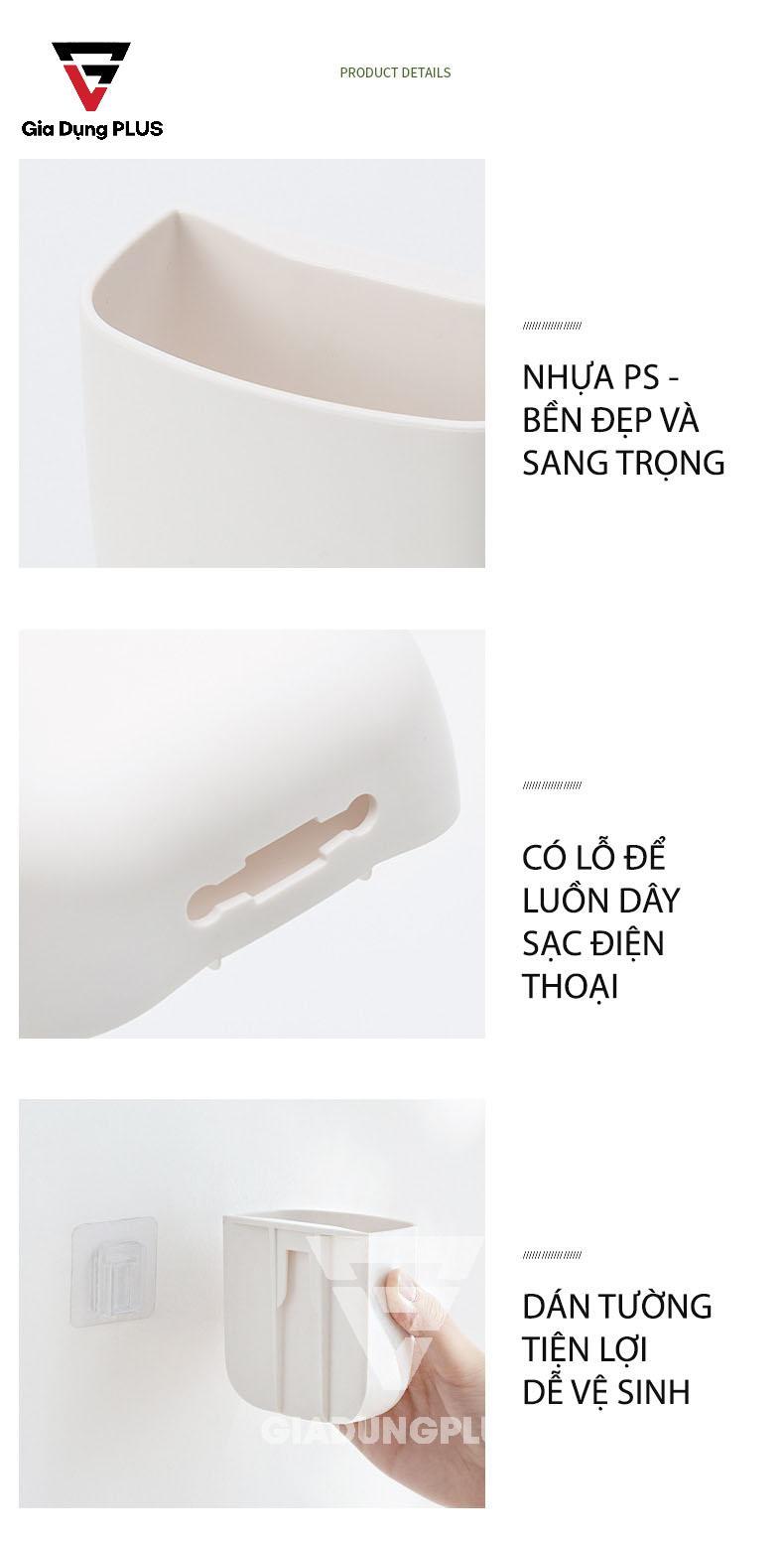 Các tính năng và thiết kế thông minh của hộp đựng điều khiển từ xa dán tường Naccha