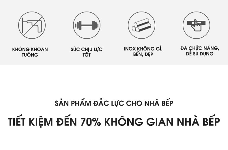 Bộ kệ để trên bồn rửa chén đa năng Tiggang | 4 ưu điểm của sản phẩm