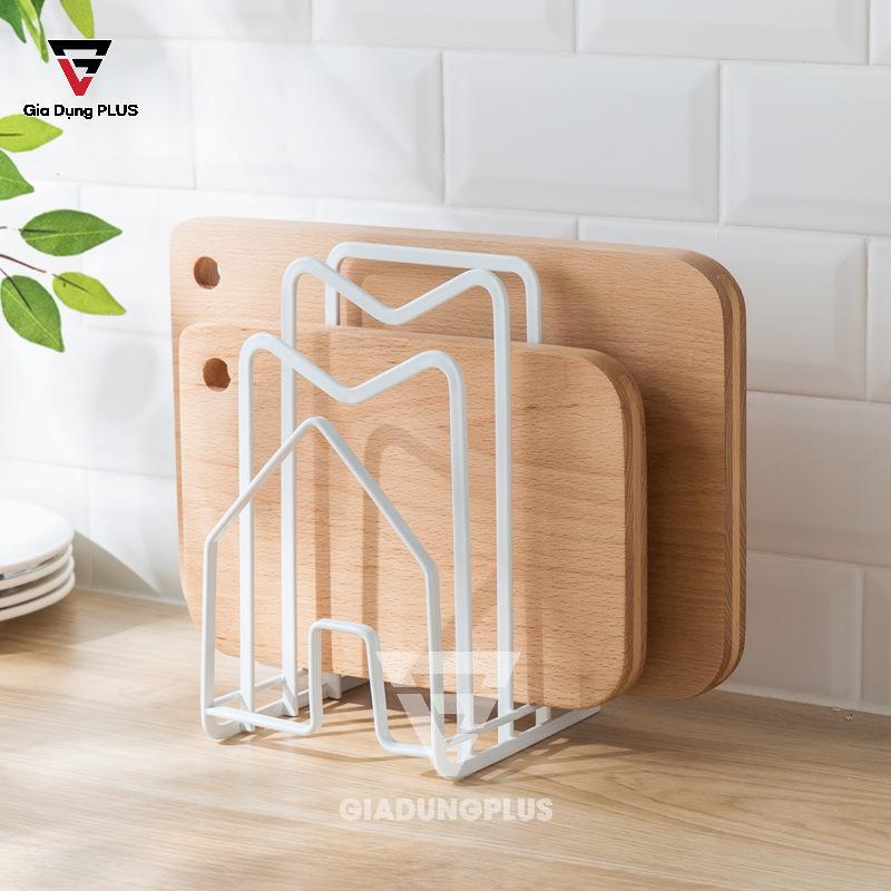 Giá Đựng Thớt, Vung Đa Năng Cho Nhà Bếp Gọn Gàng - Sắt + Sơn Tĩnh Điện Không Gỉ - Nacchan - gia dụng plus