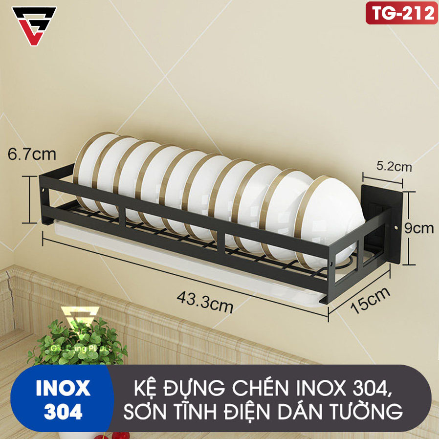 Bộ kệ nhà bếp INOX 304 | Treo tường, Thông Minh | GiaDụngPlus