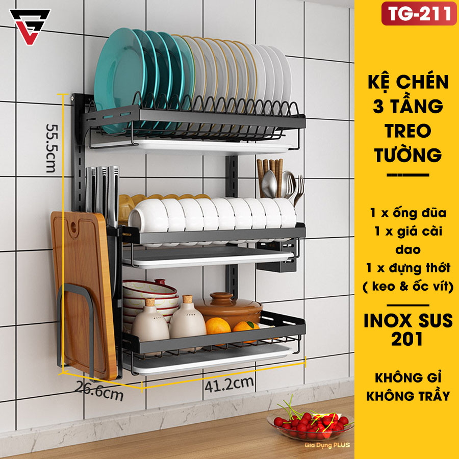 Kệ Inox Úp Chén Treo Tường: Giải Pháp Tối Ưu Cho Không Gian Bếp Hiện Đại