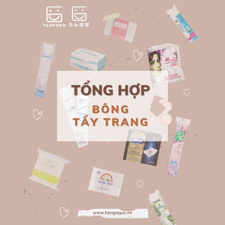 TỔNG HỢP BÔNG TẨY TRANG