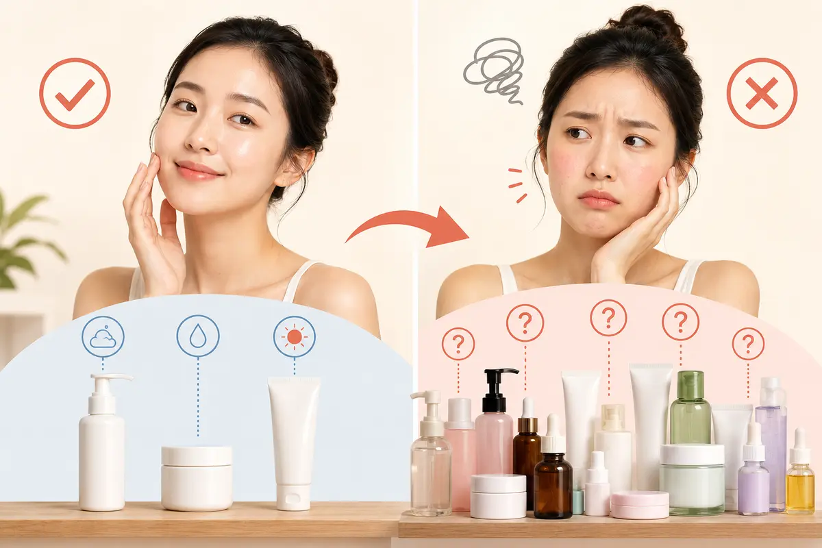 Routine tối giản 3 bước cho da dễ nổi mụn