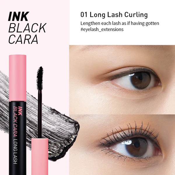 Mascara Chải Mi Peripera Ink Black Cara 8g