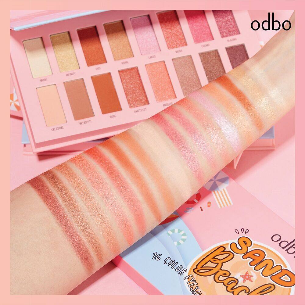 Phấn Mắt 16 Ô Odbo Sand Beach Eyeshadow
