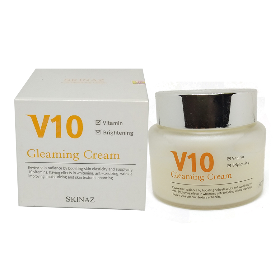 Kem Dưỡng Da Skinaz V10 Gleaming Cream 100ml