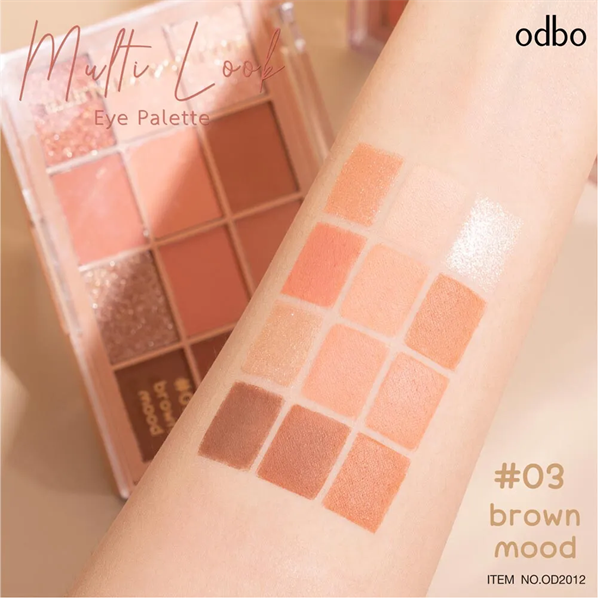 Phấn Mắt 12 Ô Odbo Multi Look Eye Palette