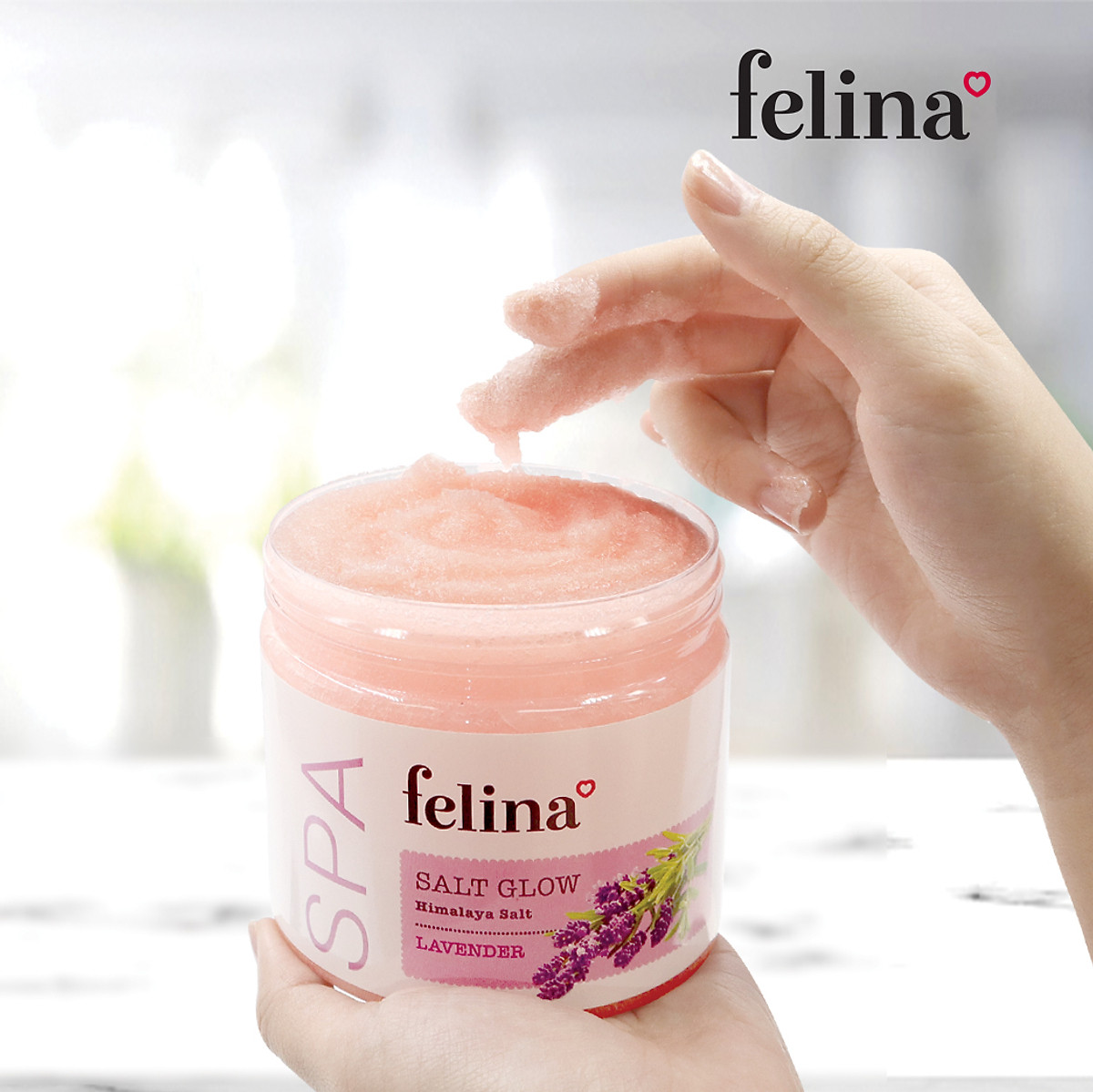 Muối Tắm Tẩy Tế Bào Chết Felina Salt Glow 500g