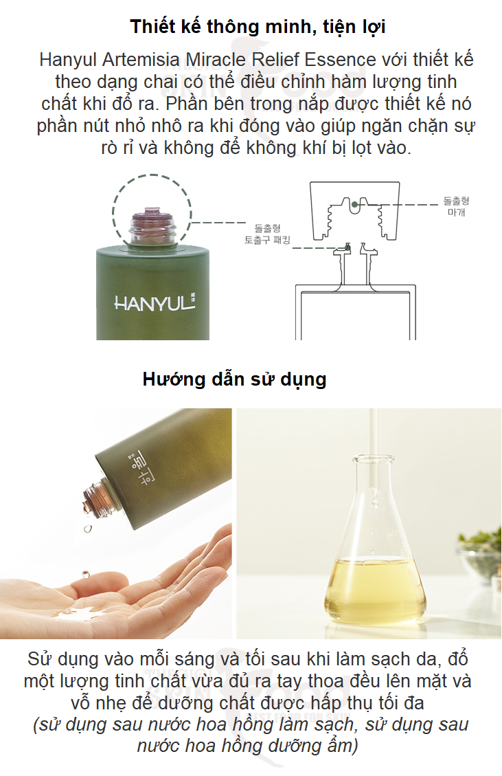 Nước thần Hanyul Artemisia Miracle Relief 150ml